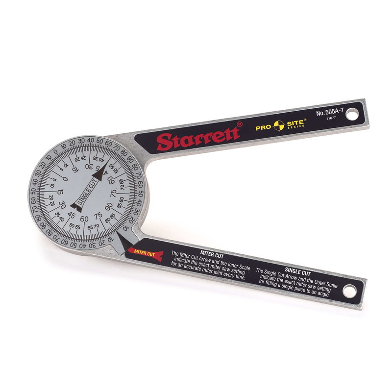 7" Pro Site Protractor - Material:Aluminum